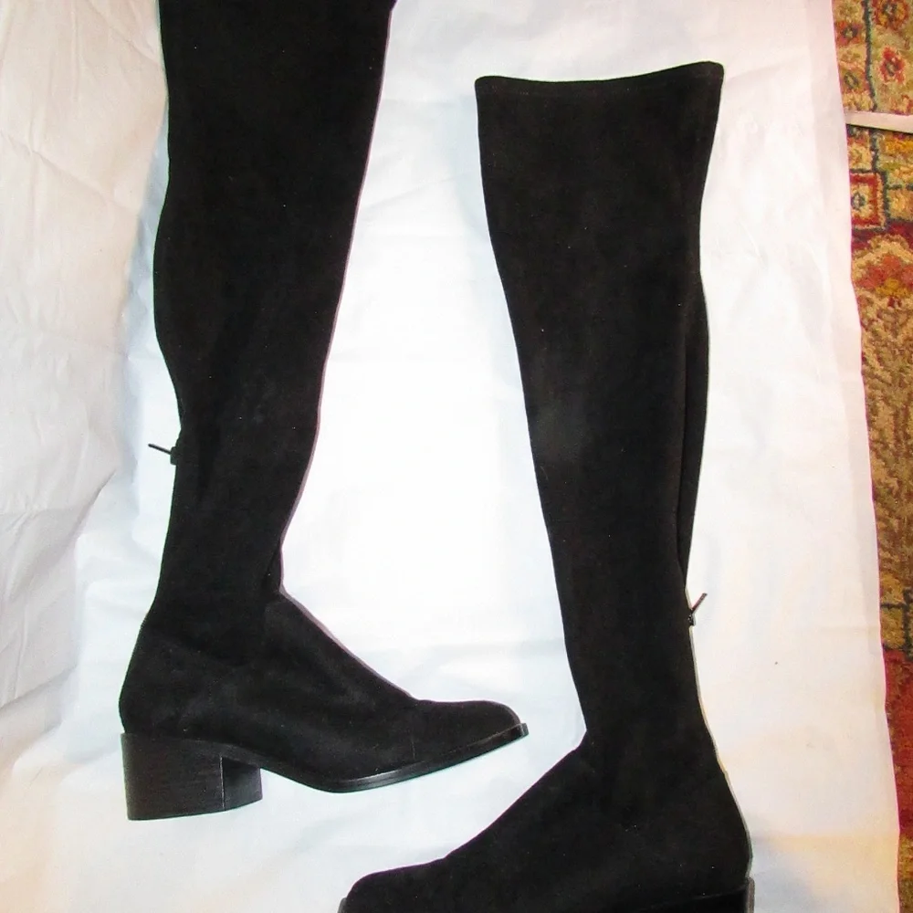 Steve Madden Black Over the Knee Boots